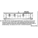 CDS DRY TRANSFER N-528  NEW YORK CENTRAL PACEMAKER CABOOSE - N SCALE