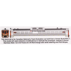 HIGHBALL LN-259 CANADIAN NATIONAL TRACK EVALUATION RDC 1501 - N SCALE