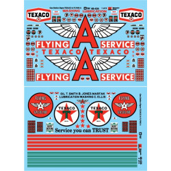 MICROSCALE DECAL 48-434 - TEXACO & FLYING A SERVICE STATION - O SCALE