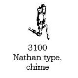 PSC 3100 - STEAM LOCOMOTIVE WHISTLE - NATHAN CHIME
