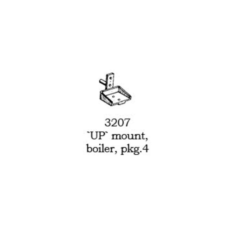 PSC 3207 - STEAM LOCOMOTIVE BOILER STEPS - UP MOUNT