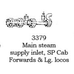 PSC 3379 - STEAM LOCOMOTIVE MAIN STEAM INLET - LARGE LOCOMOTIVES