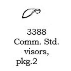 PSC 3388 - STEAM LOCOMOTIVE HEADLIGHT VISOR