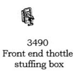 PSC 3490 - STEAM LOCOMOTIVE FRONT END THROTTLE STUFFING BOX
