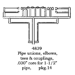 PSC 4839 - PIPE UNIONS - ELBOWS - TEES AND COUPLINGS