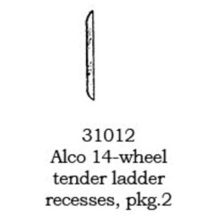 PSC 31012 - 14 WHEEL TENDER LADDER RECESSES