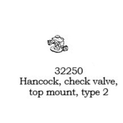 PSC 32250 - STEAM LOCOMOTIVE CHECK VALVE - HANCOCK TOP MOUNT