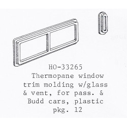 PSC 33265 - BUDD PASSENGER CAR THERMOPANE WINDOW FRAMES