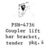 PSC 4736 - STEAM LOCOMOTIVE TEDNER LIFT BAR BRACKET
