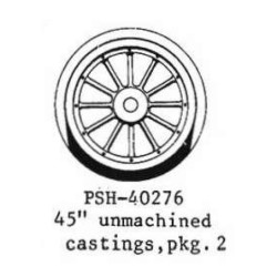 PSC 40276 - STEAM LOCOMOTIVE 45" SPOKED DRIVER - UNMACHINED
