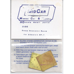 MIDWEST CAR & FOUNDRY 100 - STEAM GENERATOR HATCH FOR ATHEARN GP7