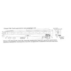 BLACK CAT DECAL - BC148-S - CANADIAN NATIONAL RIVER CLASS SLEEPER - S SCALE