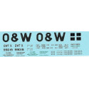 DANS RESIN CASTING DECALS - ONEIDA & WESTERN BATHTUB COAL GONDOLA - OWTX 99019