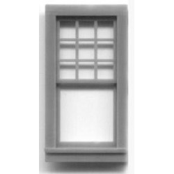 GRANDT LINE 3727 - DEPOT WINDOW - 10 PANE - 24" x 51" - O SCALE