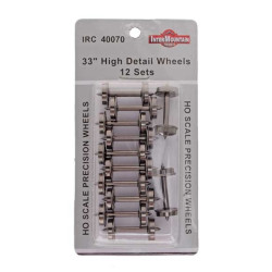 INTERMOUNTAIN 40070 - 33" HIGH DETAIL WHEELSETS - HO SCALE