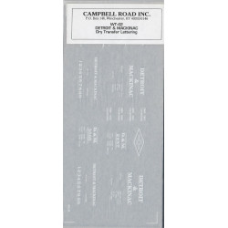 CAMPBELL ROAD DRY TRANSFER WT-42 - DETROIT & MACKINAC - HO SCALE
