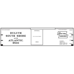 CLOVER HOUSE 7360-01 - DULUTH, SOUTH SHORE & ATLANTIC 36'  WOOD BOXCAR - HO SCALE