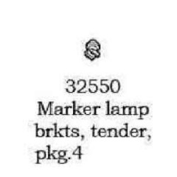PSC 32550 - MARKER LAMP BRACKETS - HO SCALE
