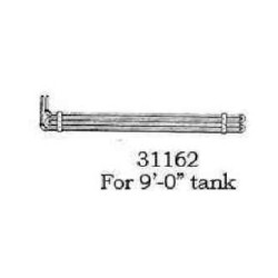 PSC 31162 - STEAM LOCOMOTIVE AIR TANK COOLING COILS FOR 9' TANK