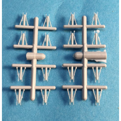 A-LINE 29202 - WINDSHIELD WIPERS - SHORT - HO SCALE