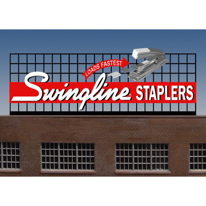 MILLER 44-3402 - SWINGLINE STAPLES SIGN - SMALL