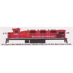 HIGHBALL LO-282 CANADIAN PACIFIC NRE GENSET 2100 & 2101 - O SCALE