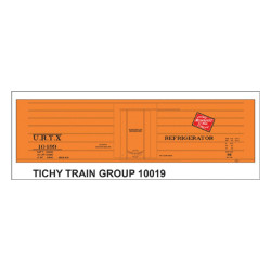 TICHY 10019 - URTX 10000 SERIES MILWAUKEE ROAD RIB SIDE REEFER DECAL