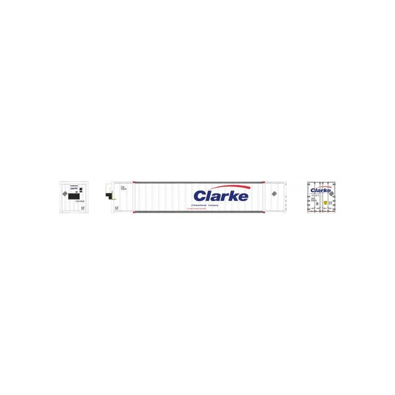 RAPIDO 402021 - HI-CUBE CONTAINER - CLARKE ( TRANSFORCE )