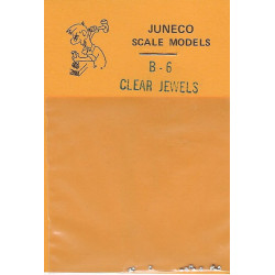 JUNECO B-6 - 4 3/4" JEWELS - CLEAR - HO SCALE