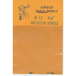 JUNECO B-13 - 4 1/2" JEWELS - GREEN