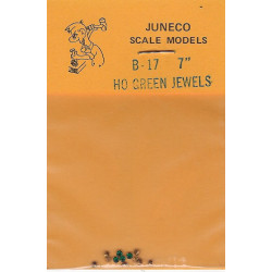 JUNECO B-17 - 7" JEWELS - GREEN - HO SCALE