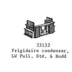 PSC 33133 - PASSENGER CAR FRIGIDAIRE CONDENSOR - HO SCALE