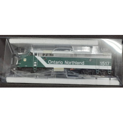 RAPIDO GMDD FP7 DIESEL LOCOMOTIVE 222527 - ONTARIO NORTHLAND 1517 WITH SOUND - HO SCALE