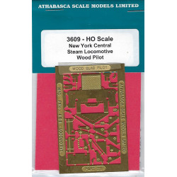 ATHABASCA SCALE MODELS 3609 - NEW YORK CENTRAL STEAM LOCOMOTIVE WOOD PILOT KIT - HO SCALE