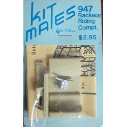 LIMITED EDITIONS 947 - BACKWARD RIDING COMPARTMENT - HO SCALE