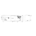 BLACK CAT DECAL - BC019 - CANADIAN PACIFIC 40' BOXCAR - 10'6"IH - HO SCALE