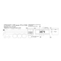 BLACK CAT DECAL - BC138-O  - CANADIAN PACIFIC STEAM LOCOMOTIVE - O SCALE
