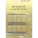 CALIFORNIA MODELS 569 - 300LB. ICE BLOCKS - HO SCALE