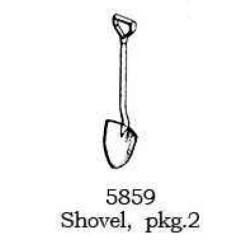 PSC 5859 - SHOVELS - HO SCALE