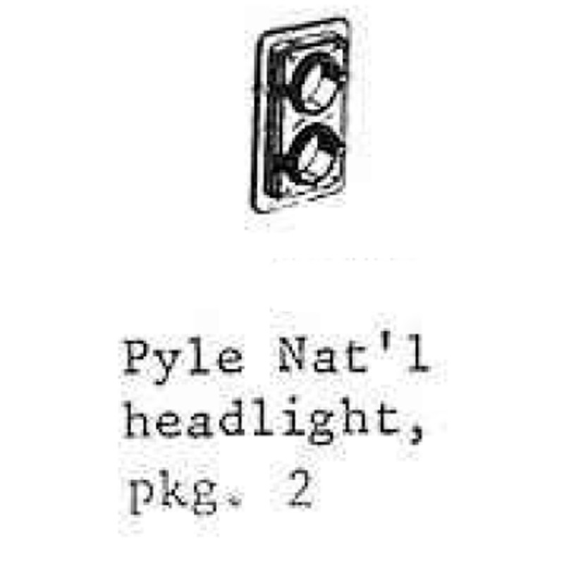 PSC 5626 - PYLE NATIONAL LOCOMOTIVE HEADLIGHT - O SCALE