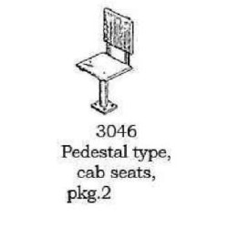 PSC 3046 - LOCOMOTIVE PEDESTAL CAB SEAT - HO SCALE