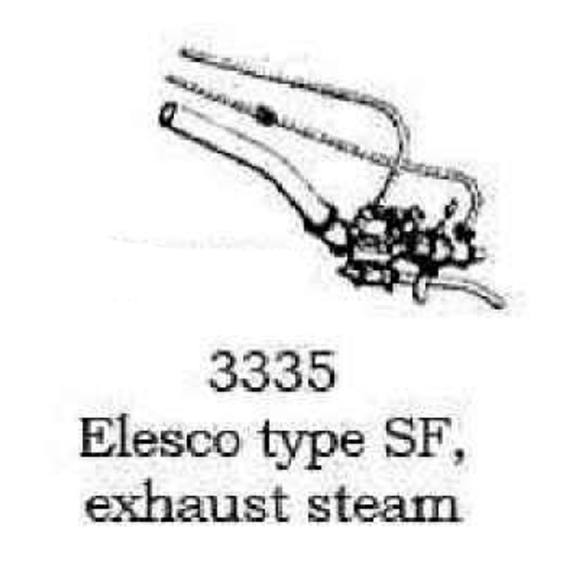 PSC 3335 - STEAM LOCOMOTIVE  ELESCO SF STEAM INJECTOR - HO SCALE