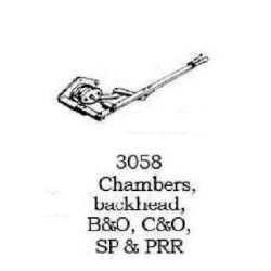 PSC 3058 - STEAM LOCOMOTIVE  CHAMBERS THROTTLE - HO SCALE
