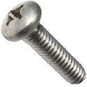 BOWSER 256061 STAINLESS STEEL ROUNDHEAD SCREWS - 2-56 x 3/8"