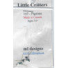 ML DESIGNS - LITTLE CRITTERS 107 - PIGEONS