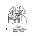 PSC 32321 - STEAM LOCOMOTIVE BACKHEAD - B&O EM-1 - HO SCALE