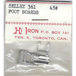 SELLEY 361 - FOOTBOARDS - HO SCALE
