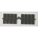 A-LINE 50118 - TRACTOR & TRAILER MUD FLAPS - BLACK PLASTIC - HO SCALE