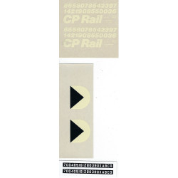 CHAMP DECAL EH-267 - CPRAIL DIESEL CAB LOCOMOTIVE - HO SCALE