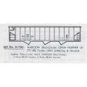 HERALD KING DECAL H-700 - CONRAIL HOPPER - HO SCALE